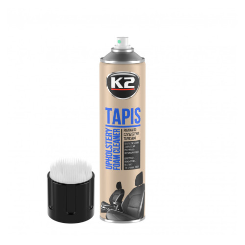 K2 TAPIS pena s kefkou 600 ml – čistič textilu